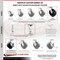 Service Caster 4465L1 FG4465L10000 Rubbermaid Locking Replacement Caster Kit, 4PK RUB-SCC-30CS820-GFNR-TLB-2-R-2 - alternate 5